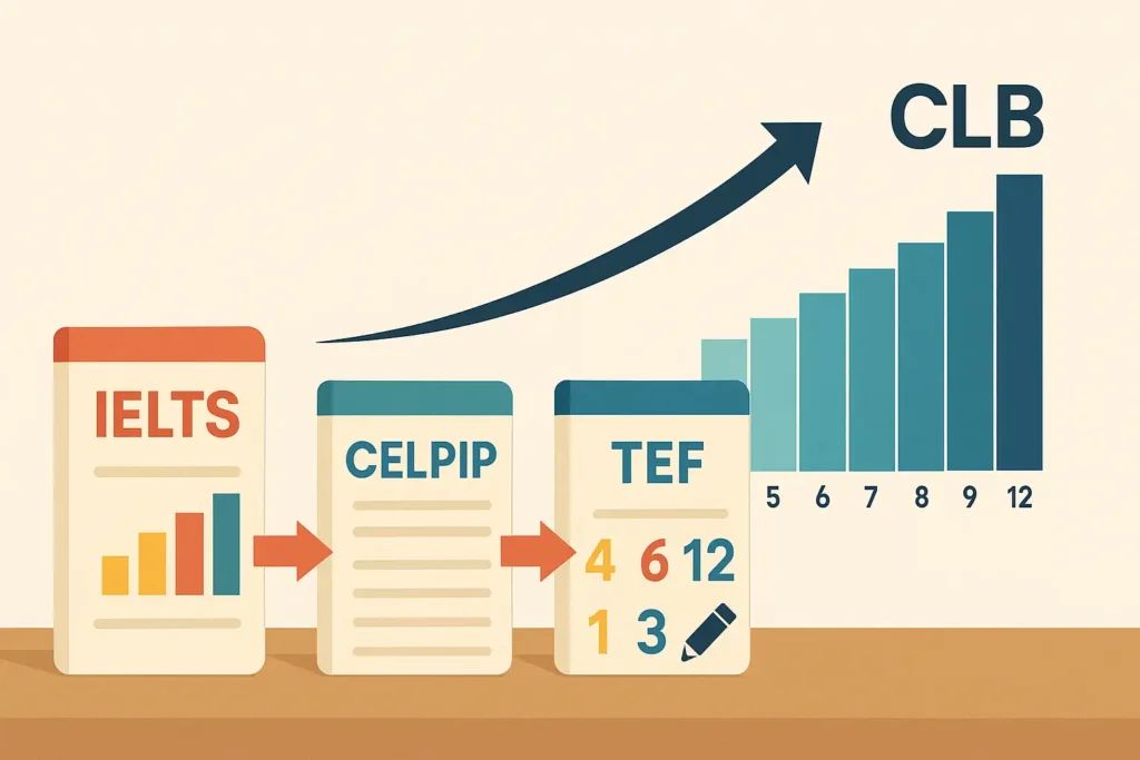 CLB vs. Language Tests (IELTS, CELPIP, TEF)