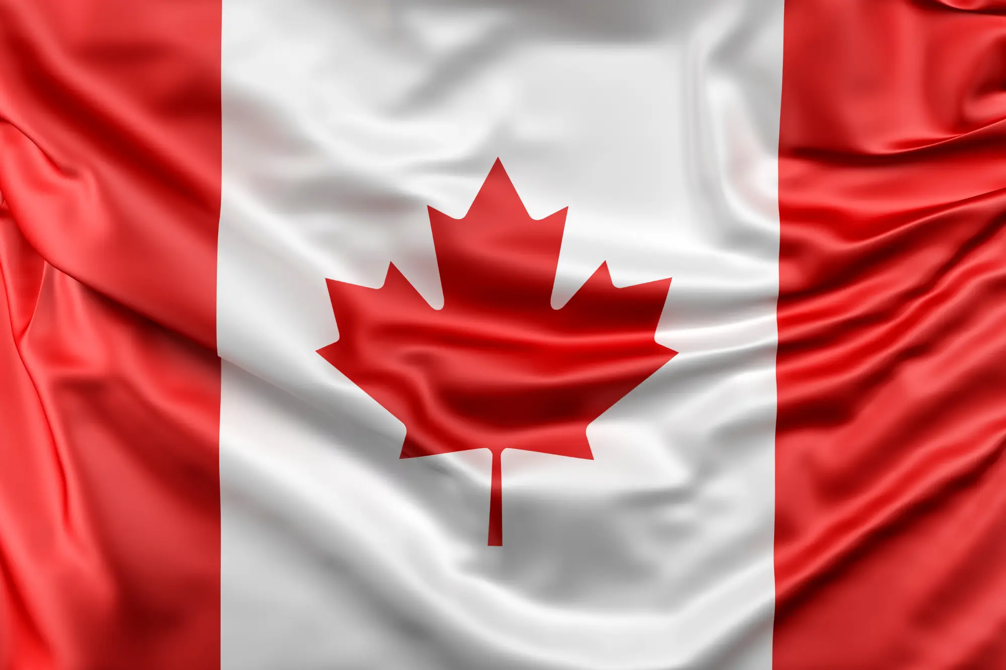 Canadian national flag symbolizing immigration and express entry eligibility
