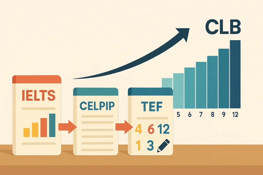 CLB vs. Language Tests (IELTS, CELPIP, TEF)