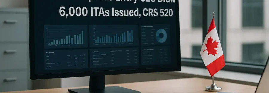 2025 CEC Draw Results: 6,000 ITAs for CRS 520